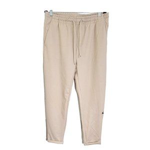 Denim Flower Ricky Singh Women's Beige Drawstring‎ Waist Pull On Pants Size XL